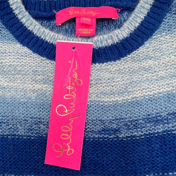 LILLY PULITZER - Elannie Sweater in Blue Ombre - Picture 4 of 9